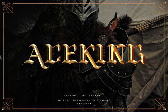 Aceking Font: A Bold Blackletter for Digital Designers