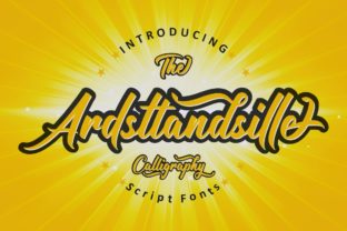 Ardsttandsille: A Bold Script Font for Polished Branding