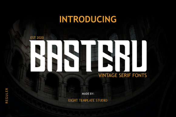 Basteru: A Bold Slab Serif Font for Memorable Branding