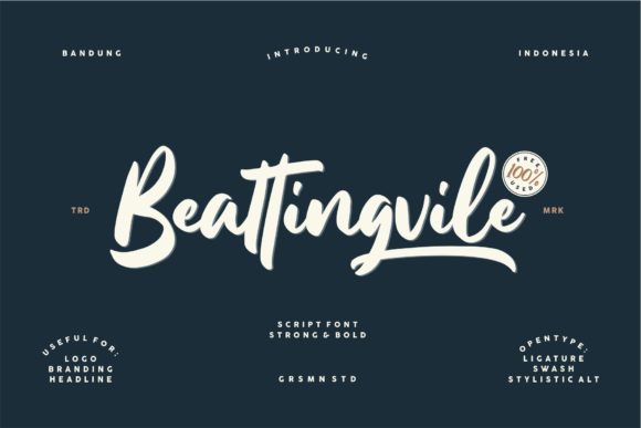 Beattingvile: A Font with Personality for Creative Projects