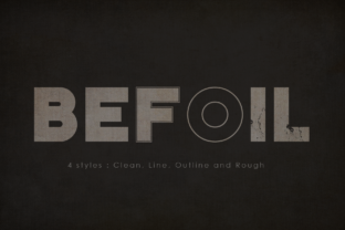 Befoil: A Bold Sans Serif Font for Editorial Design