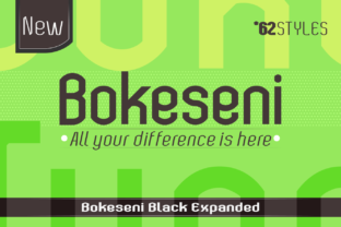 Bokeseni Black Expanded: A Bold Typeface for Modern Branding