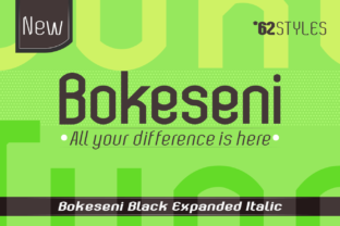 Bokeseni Black Expanded Italic: A Bold Typeface for a Polished Brand