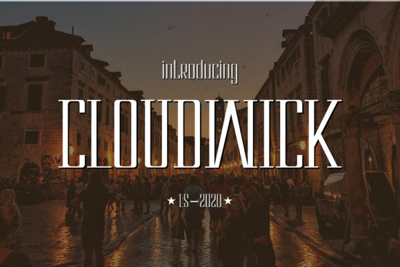 Cloudwick: A Premium Serif Typeface for Real Business Branding