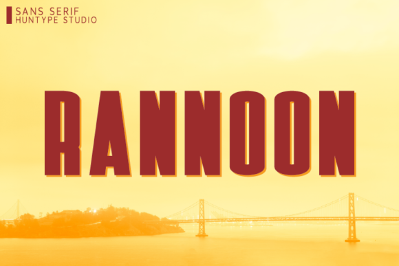 Designing with Rannoon: A Bold Sans Serif Font for Branding Projects
