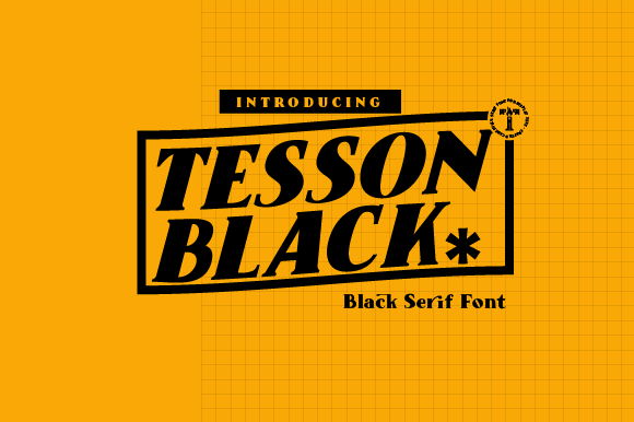 Elevate Your Editorial Design with the Tesson Black Typeface