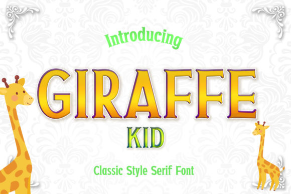 Giraffe Kid: A Bold Serif Font That Elevates Your Campaigns