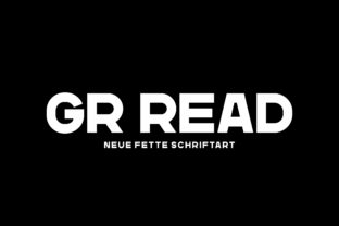 GR Read: A Bold, Beautiful Typeface for Crafters and Makers