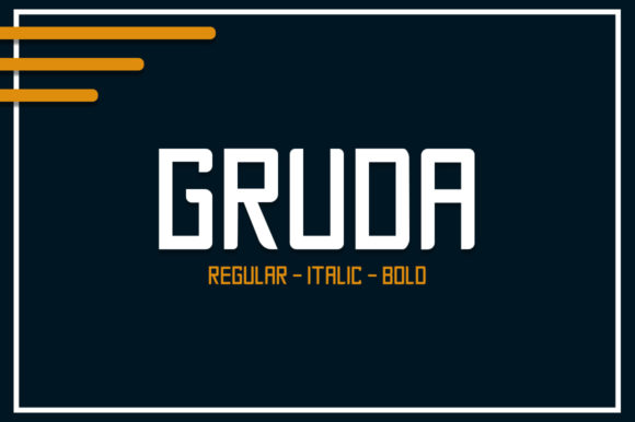 Gruda Font: A Bold, Minimal Typeface for Modern Web Design