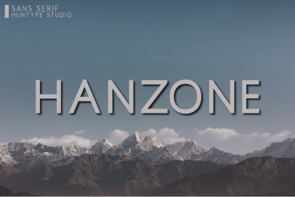 Hanzone: A Bold and Sophisticated Sans Serif Font for Branding Projects