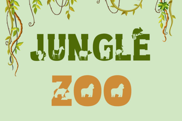 Jungle Zoo Font: A Playful Typeface for Editorial Design