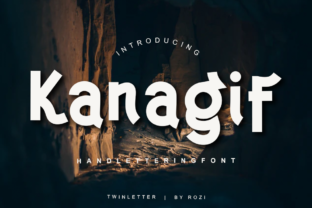 Kanagif Font: A Bold, Beautiful Typeface for Digital Design