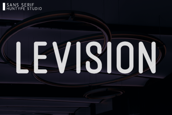 Levision Font: A Bold, Simple Typeface for Crafters and Creators