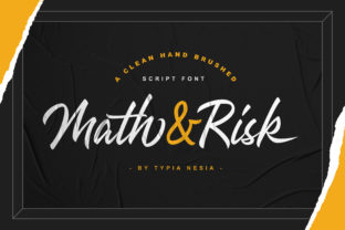 Math and Risk: A Bold Script Typeface for Editorial Design