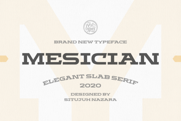 Mesician Font: Bold and Sophisticated Typography for Digital Design