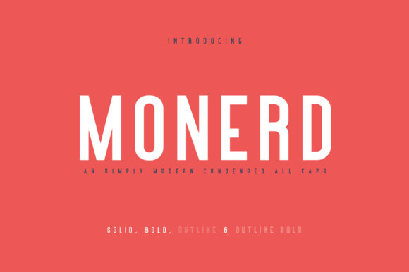 Monerd Font: A Modern Typeface for Makers and Merchants