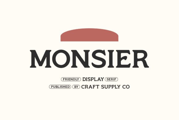 Monsier Font: A Bold Typeface for Memorable Brand Content