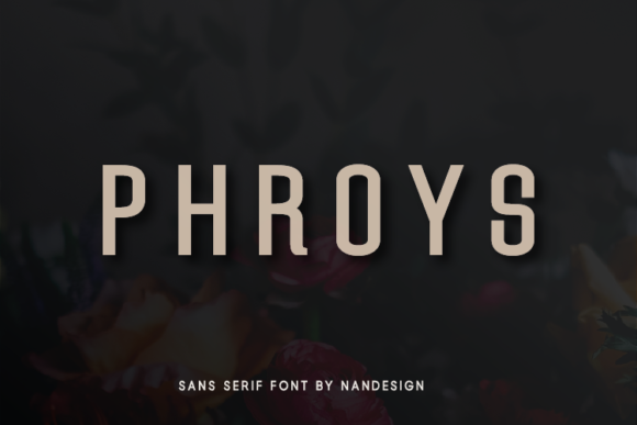 Phroys: A Modern Typeface for Bold Branding