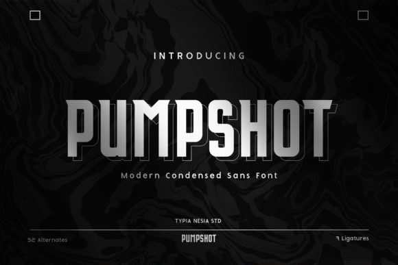 Pumpshot: A Serif Font with Personality for Real-World Design