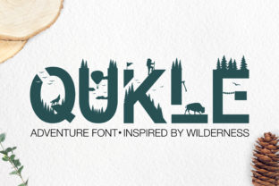 Qukle: A Decorative Font for Editorial Design with Flair