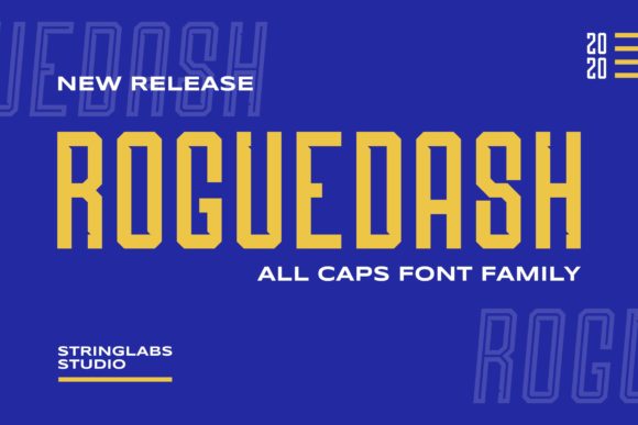 Roguedash: A Modern Sans Serif Font for Editorial Design