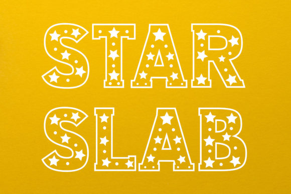 Star Slab Font: A Decorative Typeface for Editorial Spark