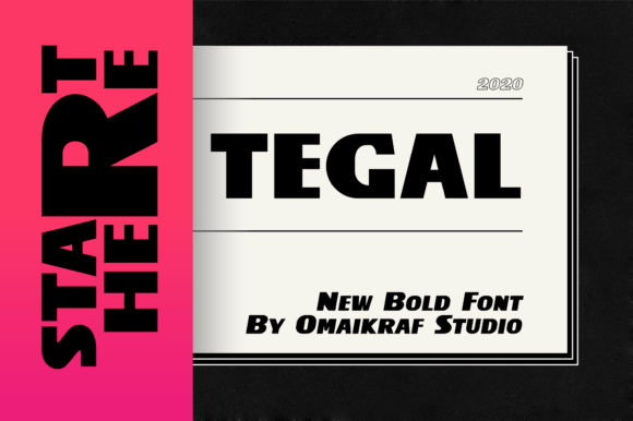 Tegal Font: A Bold Typeface for Your Brand