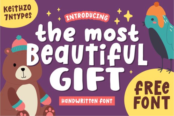 The Most Beautiful Gift Font for Branding