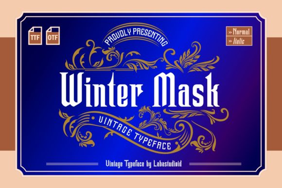 Winter Mask Font Review: A Bold Typeface for High-Impact Campaigns